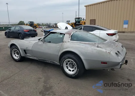 1979 Chevrolet Corvette из США, поврежденный, VIN 1Z8789S405418